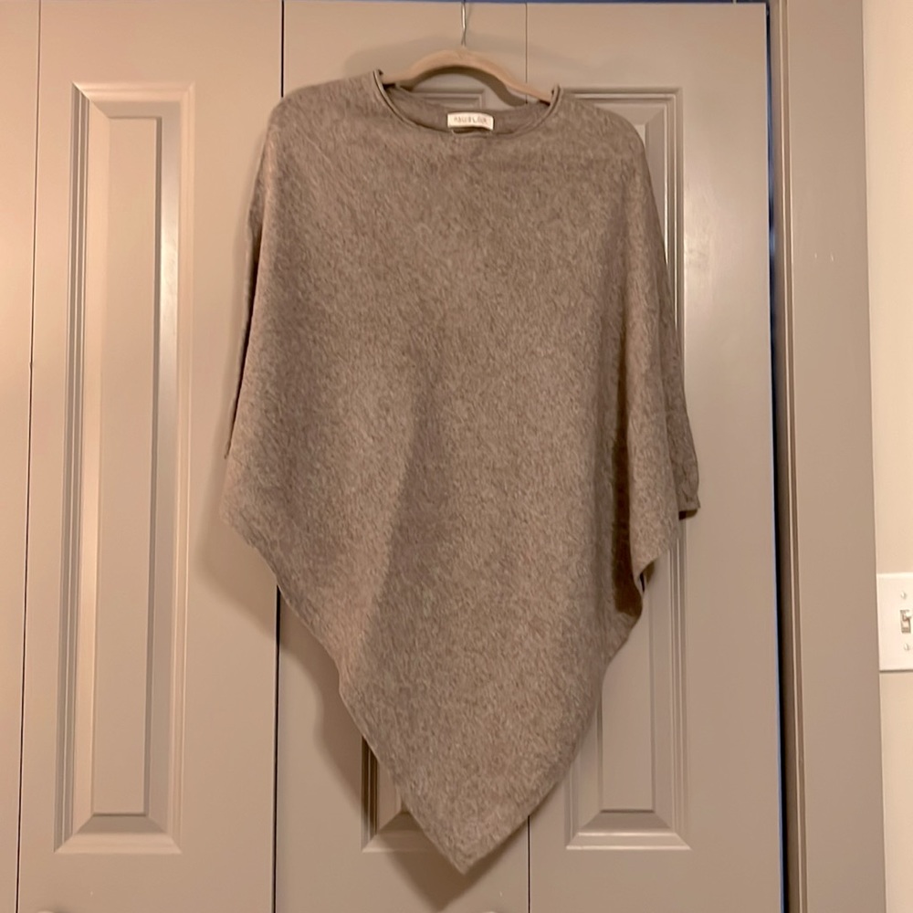 Rachel Zoe cashmere poncho